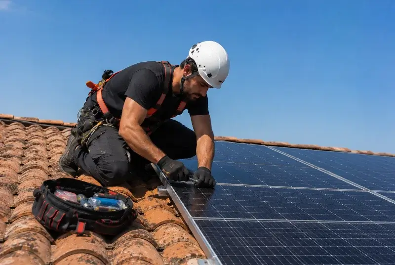 Maintenance et monitoring de panneaux solaires à Saint-Maixent-de-Beugné